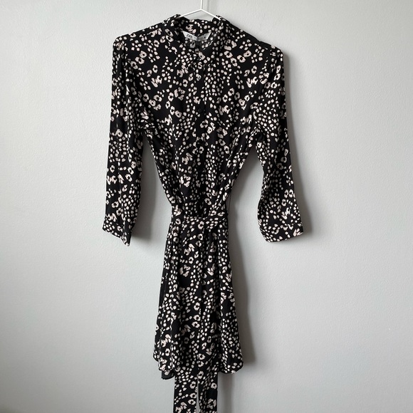 ZARA - The Miranda Dress -  Cheetah Print Button Down Dress Size Medium - Picture 3 of 11